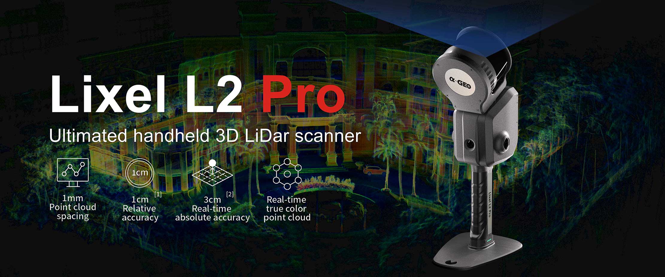 Real-time scanning and modeling device Lixel L2 Pro