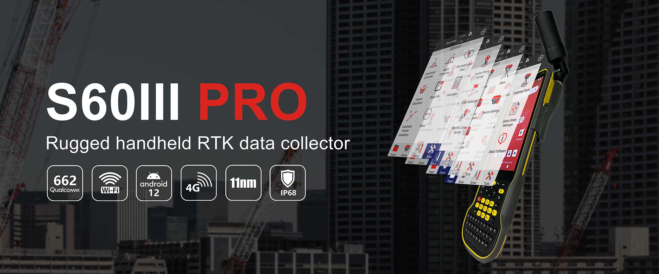 Handheld RTK data collector S60III PRO collection terminal